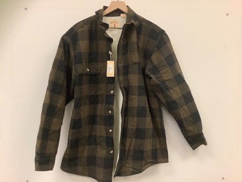 RedHead Sherpa-Lined Plaid Long-Sleeve Shirt Men's L, Appears New, Sold As-is - Lot 133