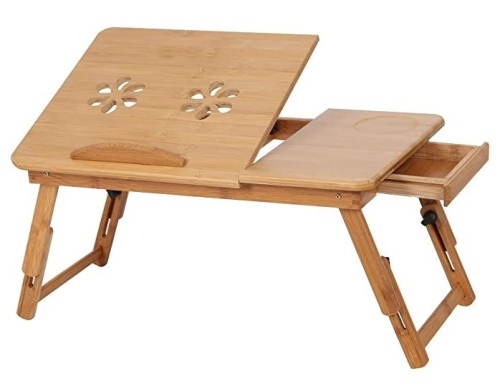 Bamboo Bed Laptop Desk, Appears new, Sold as is - Lot 343