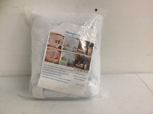 White Bed Canopy, Appears New, Sold as is - Lot 339
