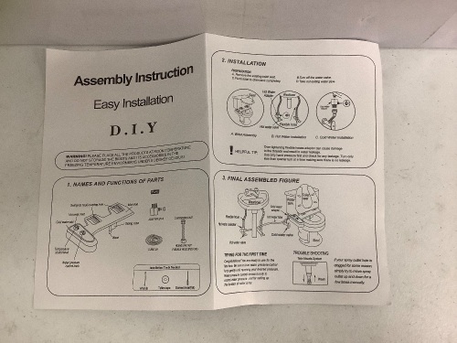 Bidet Attachment, Appears New, Sold as is - Lot 301