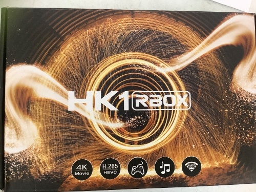 Media Streamer 4K TV Box HK1 R1, Appears New, Sold As-is - Lot 447