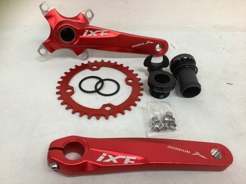 Mountain Bike 170mm Aluminum Alloy MTB Crackset, Appears New, Sold As-is - Lot 465