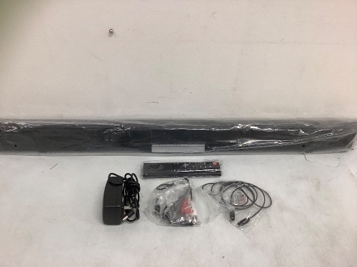 TV Speaker Soundbar w/ Remote, Appears New, Sold As-is - Lot 494