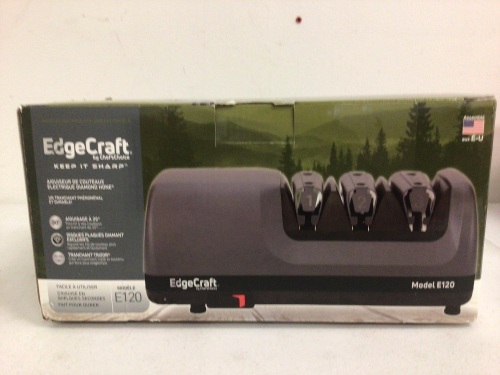 EdgeCraft E120 Hybrid Knife Sharpener, E-Commerce Return, Sold as is - Lot 573