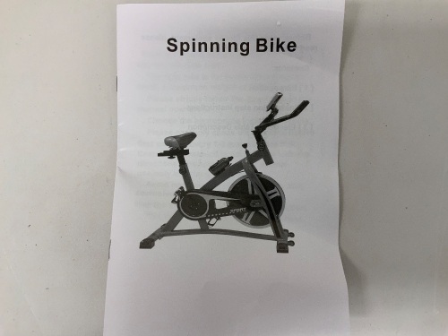 Exercise Spinning Bike, E-Commerce Retunr, Sold as is - Lot 22