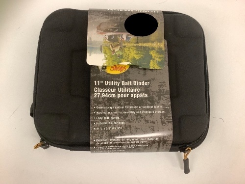11" Utility Bait Binder, Appears New, Sold as is - Lot 628