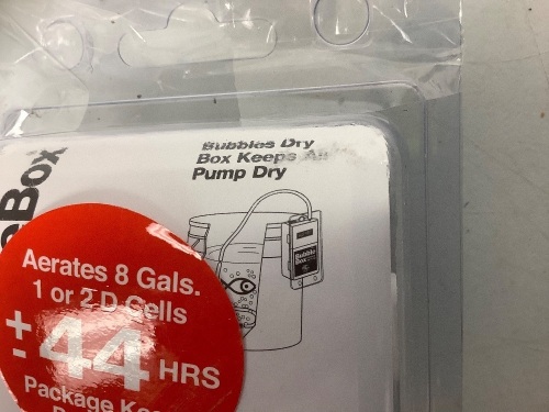 Bubble Box Portable Air Pump, E-Commerce Return, Sold as is  - Lot 609