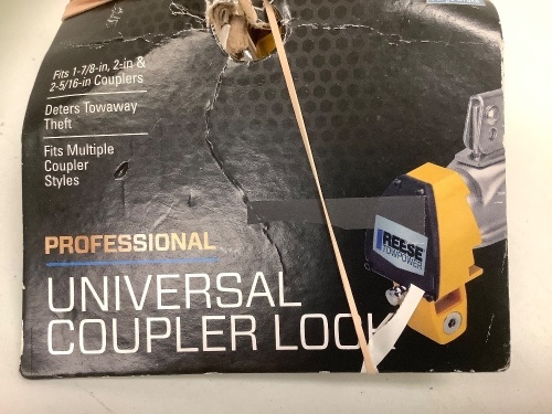 Universal Coupler Lock, E-Commerce Return, Sold as is - Lot 619