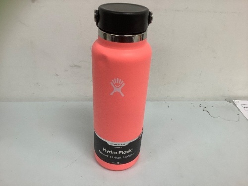 Hydro Flask 40oz. Bottle, New w/ Damage, Sold as is - Lot 622