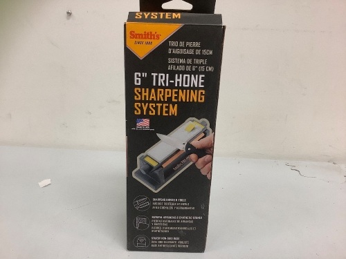 Smith's 6" Tri-Hone Sharpening System, E-Commerce Return, Sold as is - Lot 674