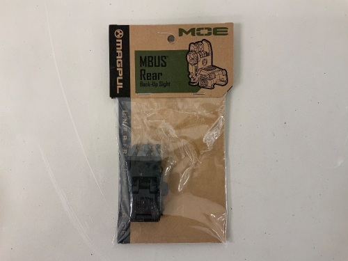 MOE MBUS Rear Back Up Sight, E-Comm Return - Lot 469