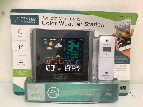 Color Weather Station, E-Commerce Return, Sold as is - Lot 666