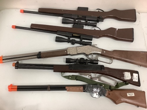 Lot of (5) Toy Rifles, E-Commerce Return, Sold as is - Lot 667