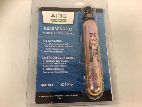 A33 Inflatable Life Vest Rearming Kit, E-Commerce Return, Sold as is - Lot 688