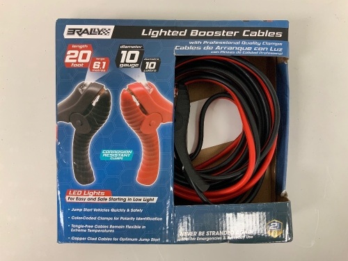 Lighted Booster Cables, E-Comm Return - Lot 585