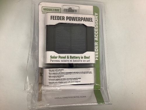 Moultrie Feeder Power Panel, E-Commerce Return, Sold as is  - Lot 663
