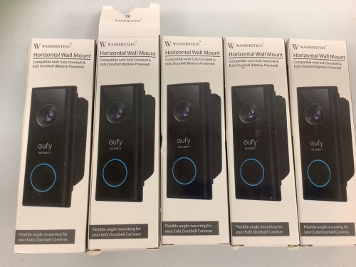 Lot of (5) Horizontal Wall Mount for Eufy Doorbell, Appears New, Sold as is - Lot 51
