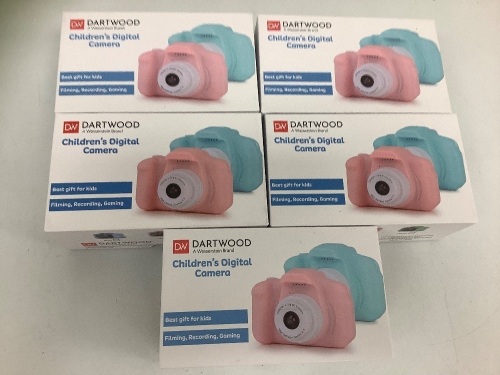 Lot of (5) Childrens Digital Camera, Appears new, Sold as is - Lot 60