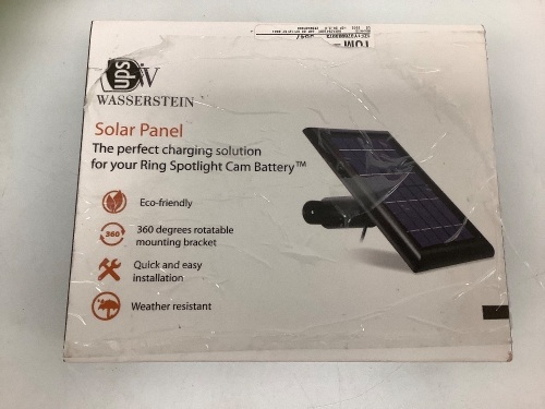 Solar Panel for Ring Spotlight Camera, Appears New, Sold as is - Lot 76