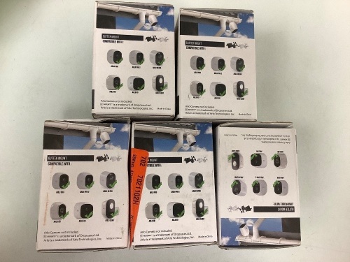Lot of (5) Gutter mounts for Arlo Camera, Appears new, Sold as is - Lot 93