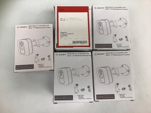 Lot of (5) Metal Mount for Blink XT Weatherproof Camera, Appears New, Sold as is - Lot 47