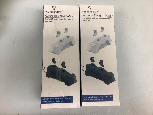 Lot of (2) Playstation 5 Controller Chargers, Appears New, Sold as is - Lot 54