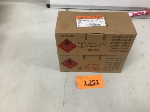 Boxes Of BIC Lighters - Lot 1251