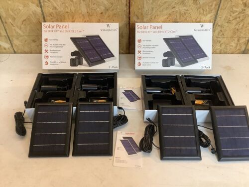 Lot of (2) Wasserstein Solar Panel for Blink XT & XT2 Cameras, 2 Pack  - Lot 472