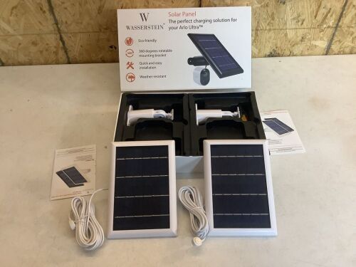 Wasserstein Solar Panel for Arlo Ultra, Set of 2  - Lot 482