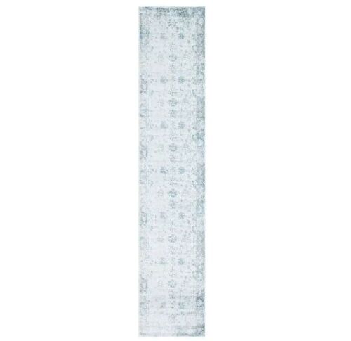 Unique Loom Sofia Casino Light Blue 3' 3 x 16' 5 Runner Rug - Lot 450