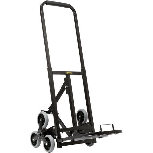 VEVOR Stair Climbing Cart Foldable Hand Truck 375 lbs Capacity w/ Backup Wheels - Lot 468