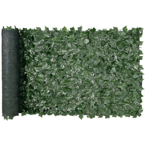 VEVOR 39 x 98 in Artificial Green Ivy Privacy Fence Wall Screen with Mesh Cloth Backing and Strengthened Joint - Lot 716