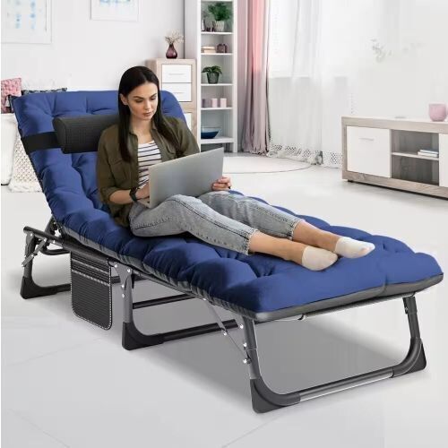Adjustable 4-Position Reclining Folding Camping Cot  - Lot 475