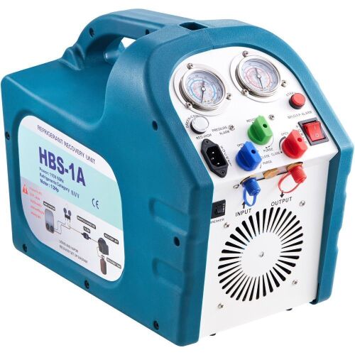 VEVOR 1/2HP Refrigerant Recovery Machine Portable 115V AC 558psi  - Lot 143