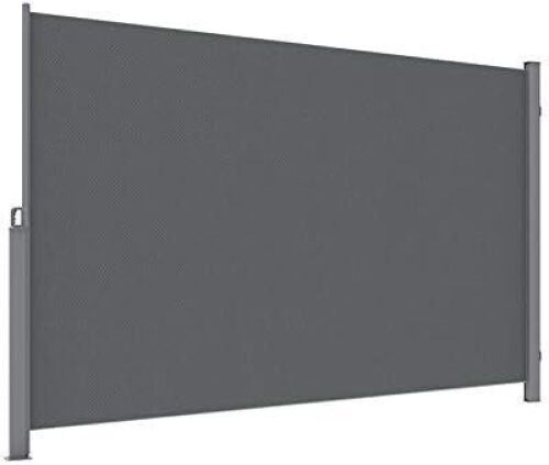 sogesfurniture 79 inches Outdoor Patio Retractable Folding Side Screen Awning - Lot 500