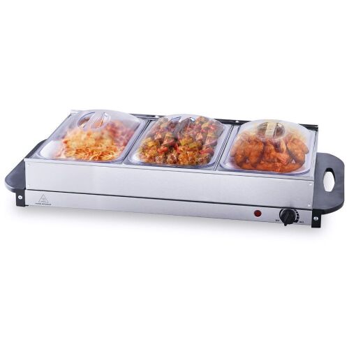 VEVOR Electric Buffet Server & Food Warmer with Temp Control & Oven-Safe Pan, 25.6" x 15"  - Lot 672