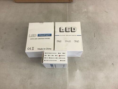 LED Headlight & Fog Light Bulbs, 6000K Cool White 16000LM Super Bright for Suzuki Grand Vitara 06-15 - Lot 204
