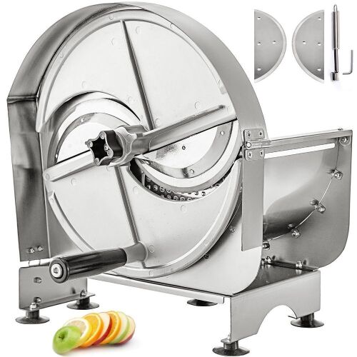 VEVOR Stainless Steel 0.2-12mm Adjustable Thickness Manual Vegetable Slicer - Lot 575