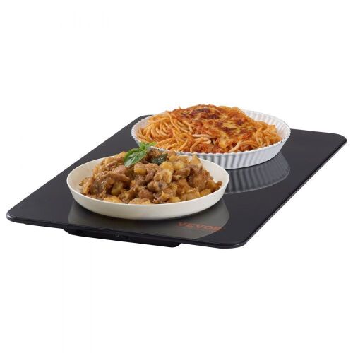 VEVOR Electric Portable Tempered Glass Heating Tray with Temperature Control, 16.5" x 11" - Lot 640