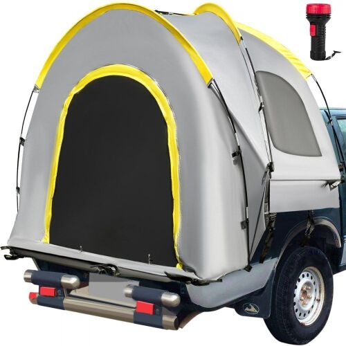 VEVOR 5-5.2’ Full-Size Truck Bed Tent, 2 Mesh Windows - Lot 650