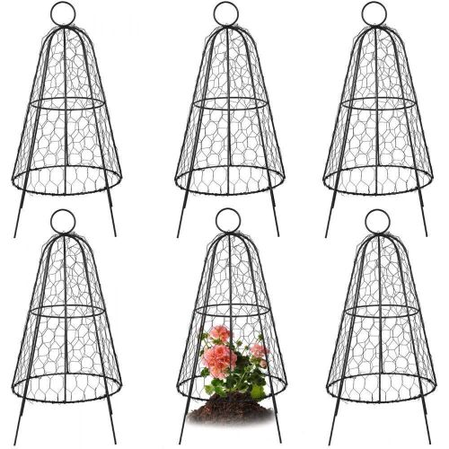 VEVOR Chicken Wire Cloche, 6 Packs 12.2" Diameter x 20" Height, Plant Protector  - Lot 654