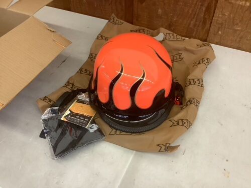 Half Face Motorcycle Helmet  - Lot 353