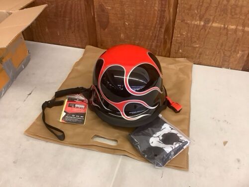 Half Face Motorcycle Helmet  - Lot 373