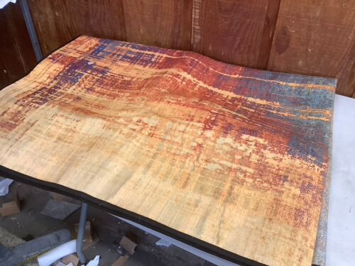 Grunge Abstract Area Rug 5' x 7'  - Lot 736