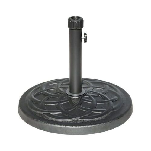 Abble 27lbs Heavy Duty Powder Coated Resin Round Umbrella Base - Lot 701