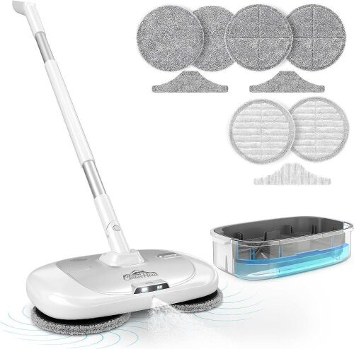 CLEANHAUS Cordless Electric Mop with Cleaning Station - Lot 524