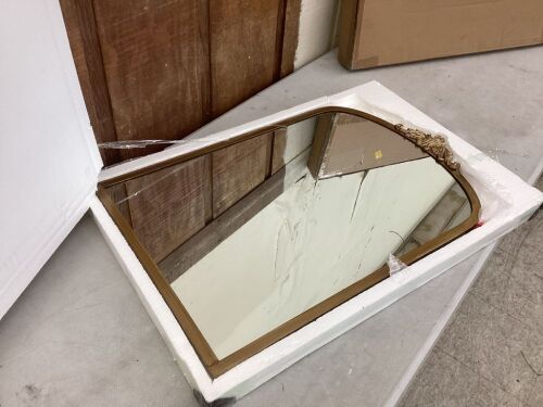 Bronze Mirror 32" x 20"  - Lot 569