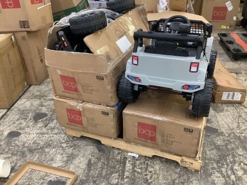 Lot of (4) 12V Kids Ride On Toys - Uninspected  - Lot 709