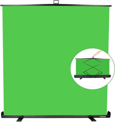 FUDESY Extra Large Collapsible Green Screen, 74W X 77H inches  - Lot 611