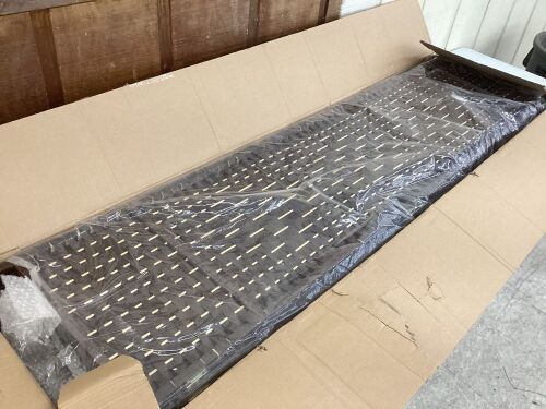 Cocosica 6 Panel Folding Room Divider, Dark Brown  - Lot 681